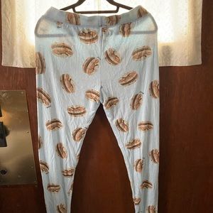 Victoria secret pink blue pancake pajama pants szL